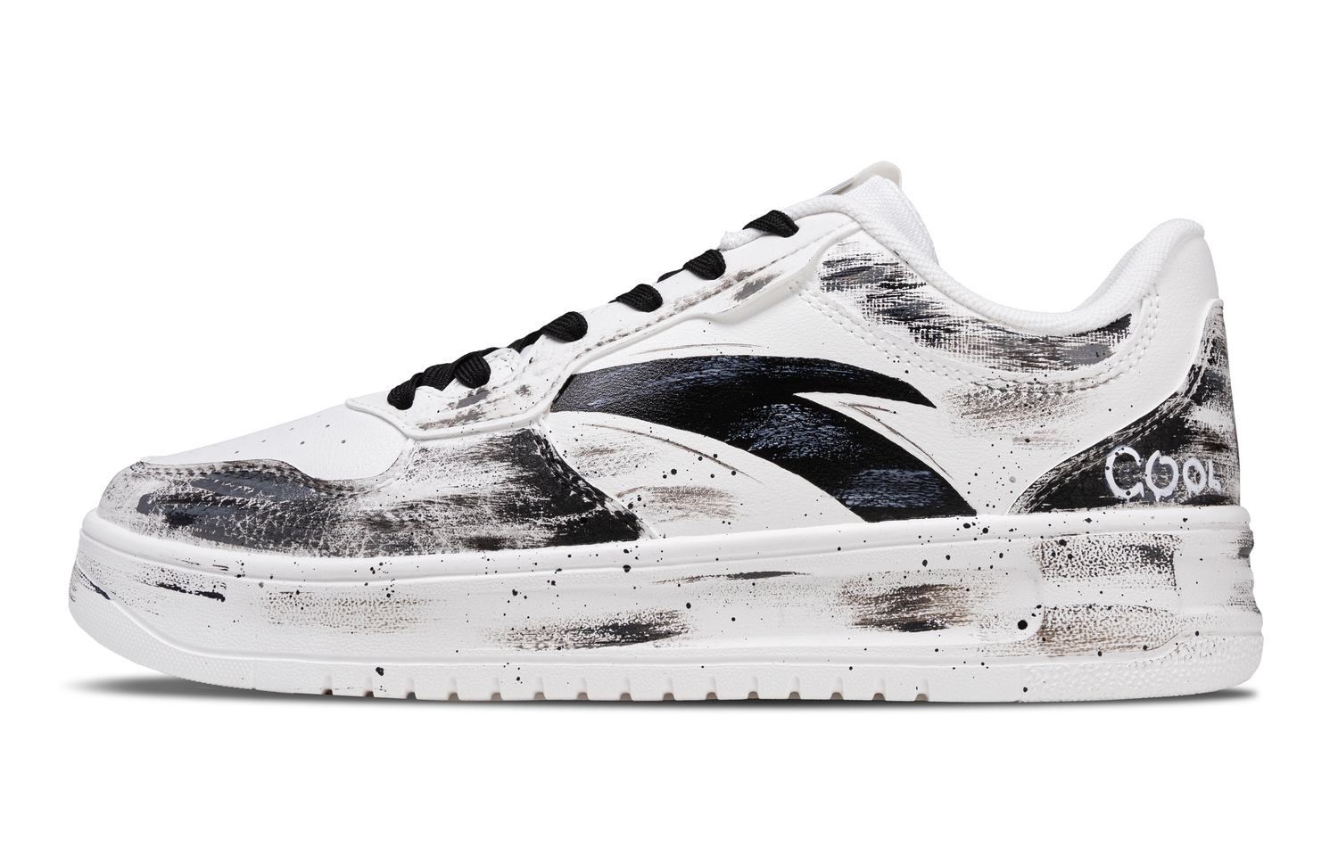 Унисекс низкие скейтбордные кроссовки с мягкой амортизацией и износостойким покрытием Anta, черный белый
Унисекс низкие скейтбордные кроссовки с мягкой амортизацией и износостойким покрытием Anta, черный белый