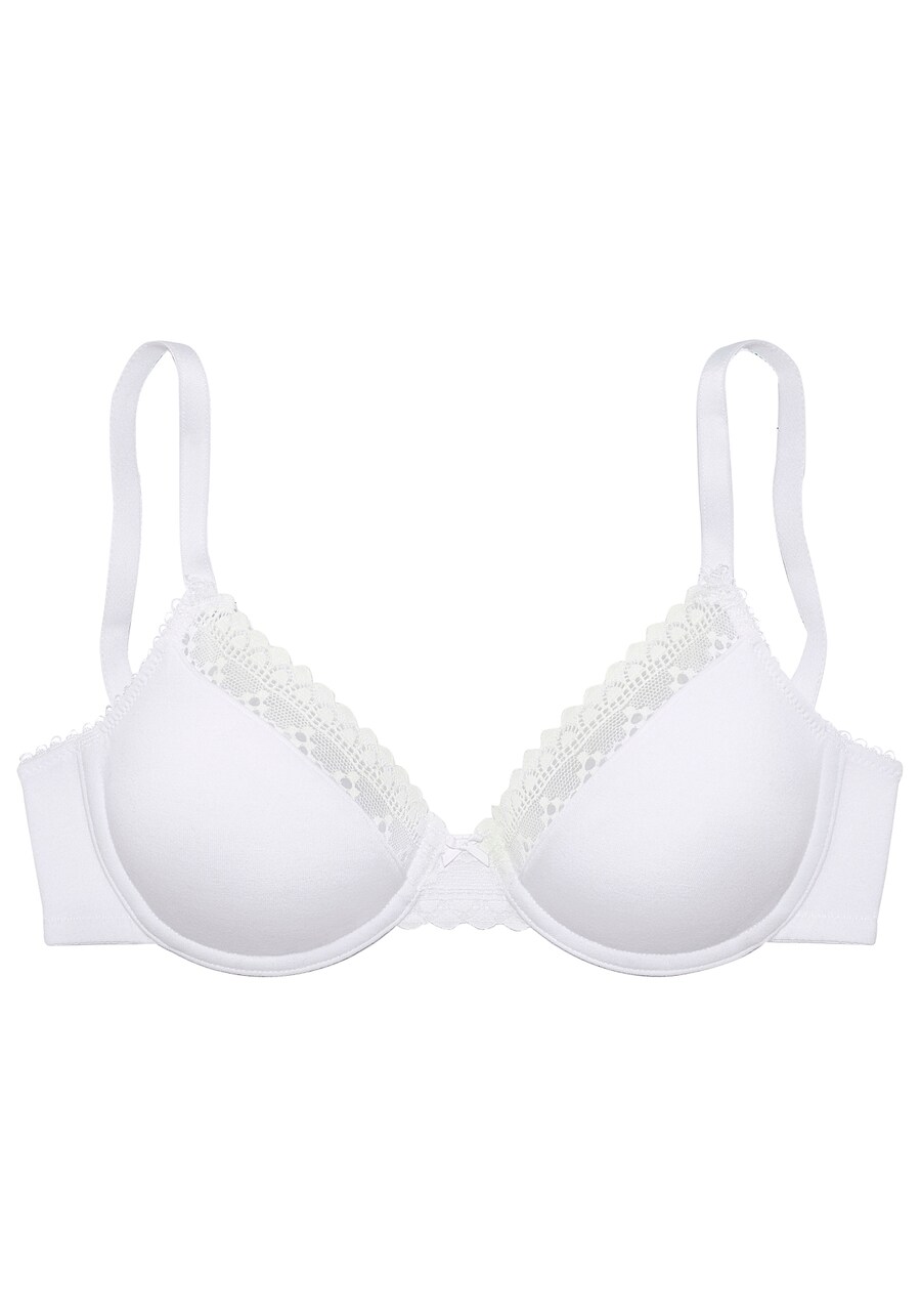 Бюстгальтер-футболка LASCANA, белый
Бюстгальтер-футболка LASCANA, белый