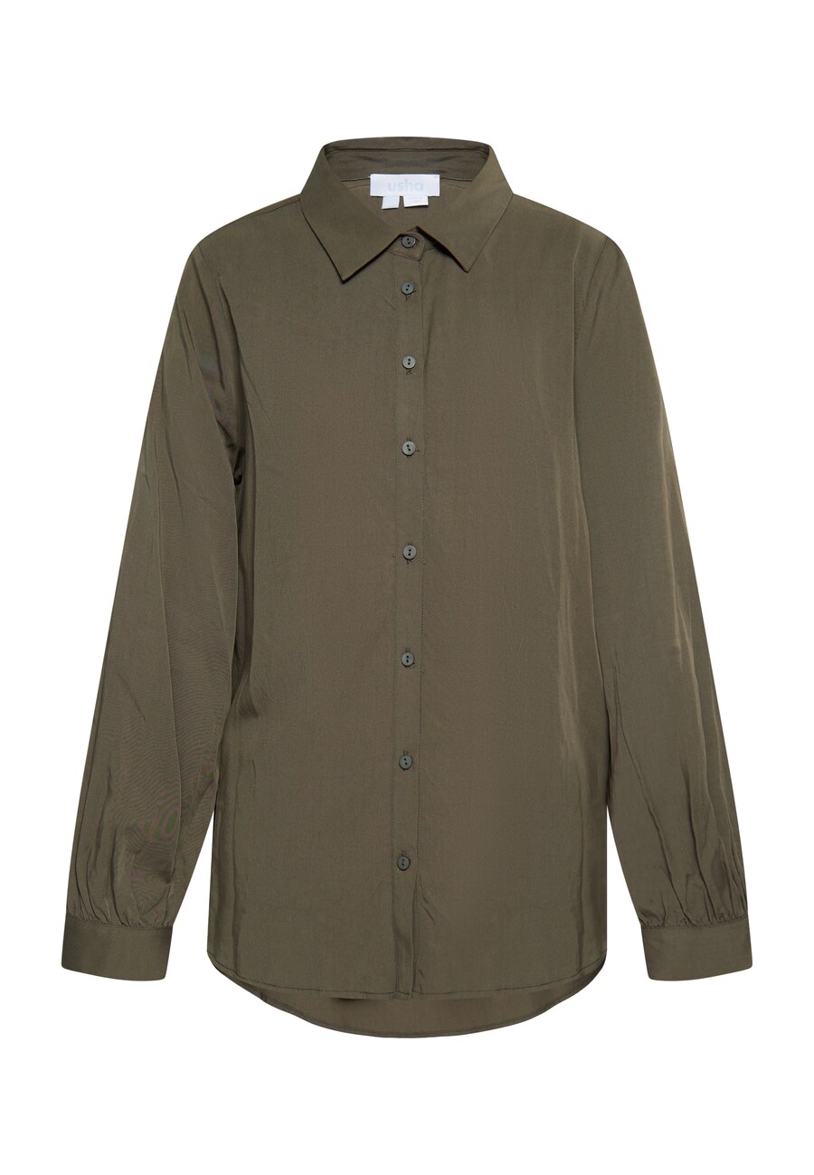 Блузка usha BLUE LABEL, хаки 
Блузка usha BLUE LABEL, хаки