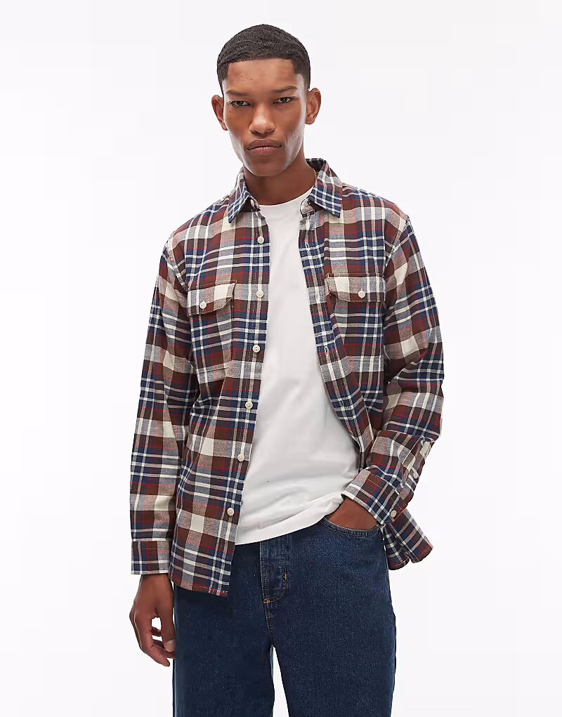 Рубашка из саржи Jackson Check бежевого цвета Levi'S
Рубашка из саржи Jackson Check бежевого цвета Levi'S