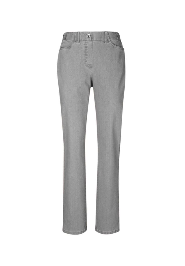 Короткий размер: классические джинсы застегивающиеся брюки Марта Goldner, серый
Короткий размер: классические джинсы застегивающиеся брюки Марта Goldner, серый