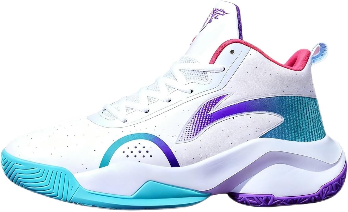 Мужские баскетбольные кроссовки с высоким верхом, цветные нескользящие кроссовки для уличного спорта, тренажерного зала и повседневной носки Huayorong, фиолетовый
Мужские баскетбольные кроссовки с высоким верхом, цветные нескользящие кроссовки для уличного спорта, тренажерного зала и повседневной носки Huayorong, фиолетовый