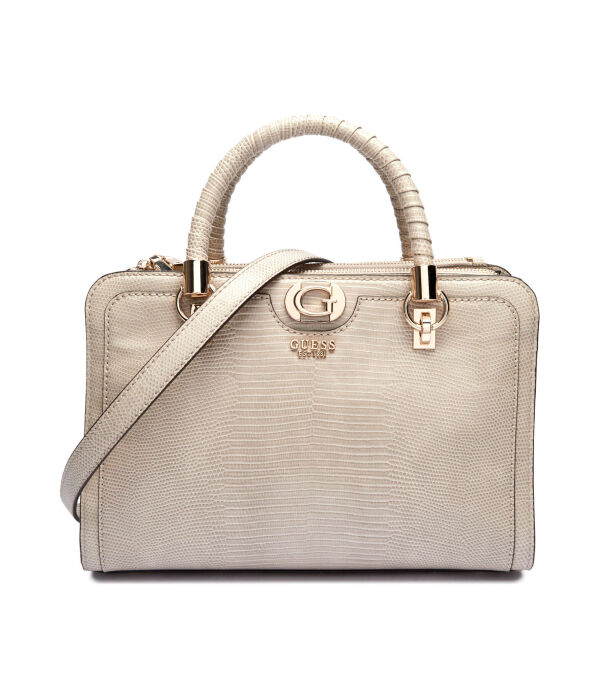 Сумка-тоут женская Guess Orlina Society с логотипом, бежевый 
Сумка-тоут женская Guess Orlina Society с логотипом, бежевый