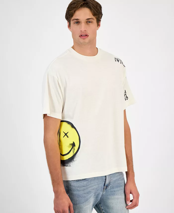 Мужская футболка с графическим принтом Smiley Infinite Possibilities Smileyworld, загар/бежевый
Мужская футболка с графическим принтом Smiley Infinite Possibilities Smileyworld, загар/бежевый