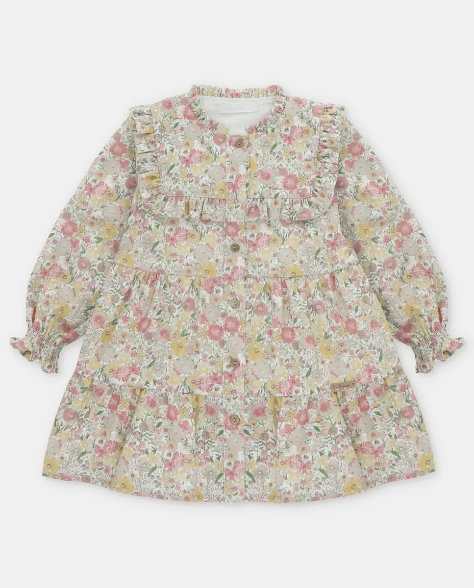 Детское хлопковое платье с цветочным принтом на цвет песка Martín Aranda, светло-коричневый
Детское хлопковое платье с цветочным принтом на цвет песка Martín Aranda, светло-коричневый