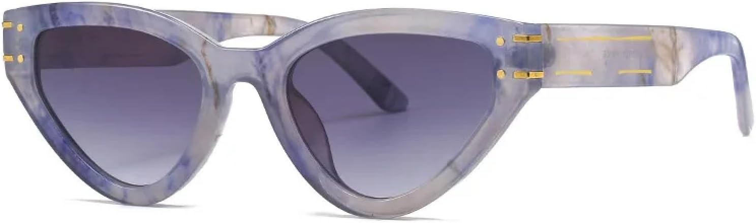 Винтажные солнцезащитные очки «кошачий глаз» для женщин и мужчин, модные очки, солнцезащитные очки для защиты от УФ-излучения на открытом воздухе VVTWSSW, Blueflower-gray
Винтажные солнцезащитные очки «кошачий глаз» для женщин и мужчин, модные очки, солнцезащитные очки для защиты от УФ-излучения на открытом воздухе VVTWSSW, Blueflower-gray