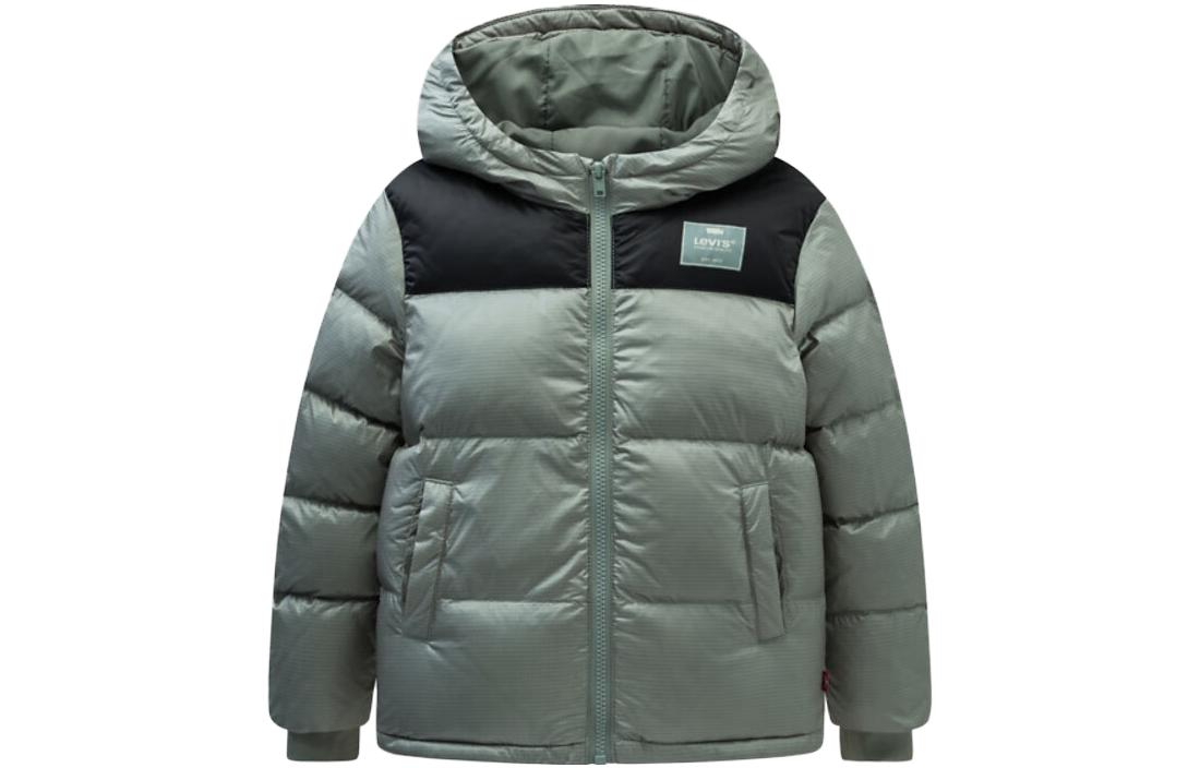 Детская пуховая куртка Levis, серо-зеленая
Детская пуховая куртка Levis, серо-зеленая