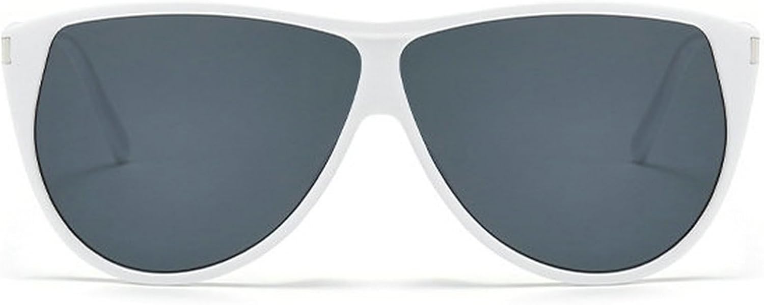 Винтажные солнцезащитные очки-пилот COTIA большого размера для женщин и мужчин, модные квадратные солнцезащитные очки для активного отдыха, путешествий и вечеринок, White
Винтажные солнцезащитные очки-пилот COTIA большого размера для женщин и мужчин, модные квадратные солнцезащитные очки для активного отдыха, путешествий и вечеринок, White