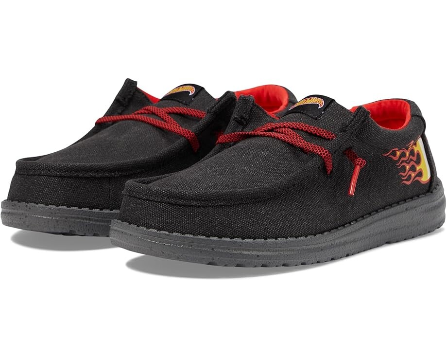 Кроссовки Hey Dude Kids Wally Hot Wheels, черный/мульти
Кроссовки Hey Dude Kids Wally Hot Wheels, черный/мульти