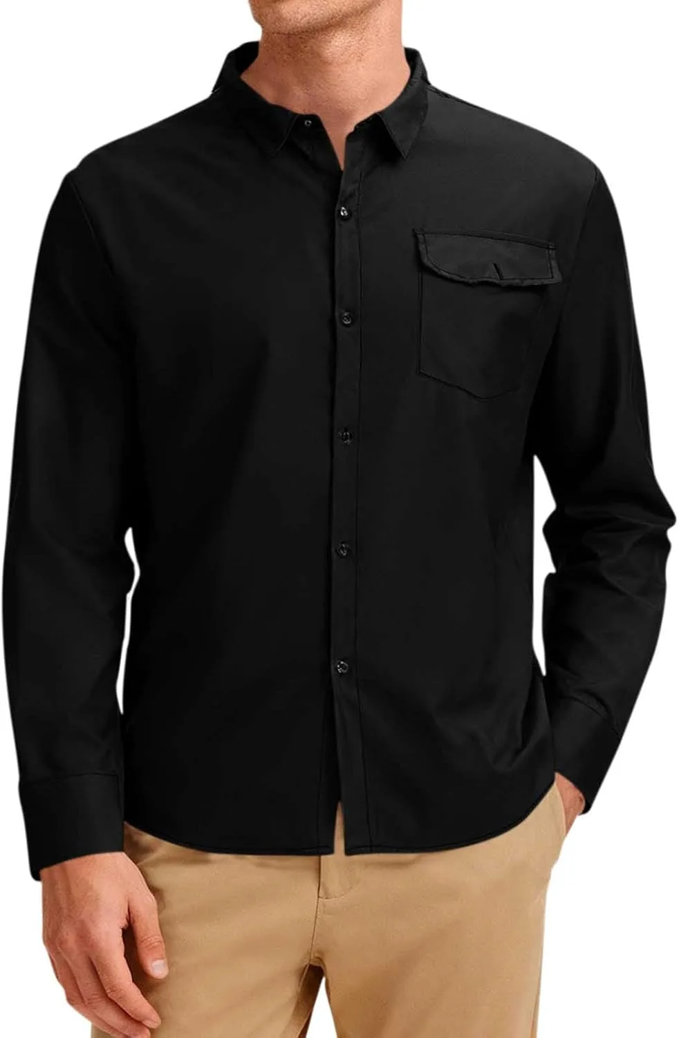 Мужская рубашка Casual Business/Hawaiian с длинным рукавом, воротником и карманом
Мужская рубашка Casual Business/Hawaiian с длинным рукавом, воротником и карманом