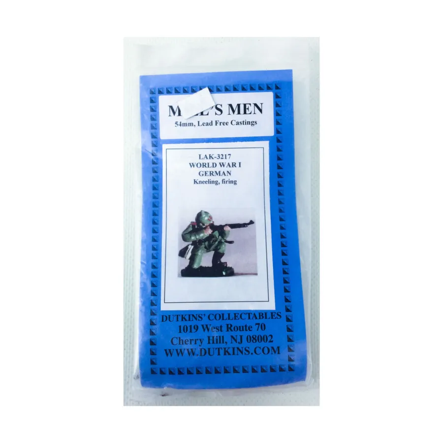 Немецкий – на коленях, стрельба, Mill's Men - WWI (54mm)
Немецкий – на коленях, стрельба, Mill's Men - WWI (54mm)