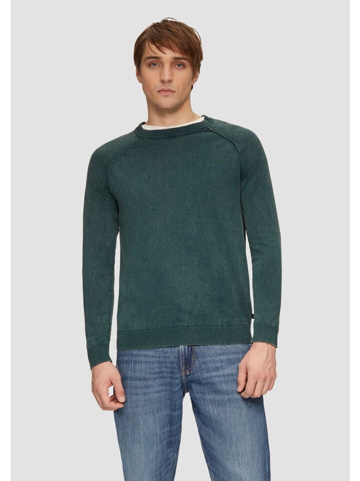 Пуловер QS Strick langarm, зеленый
Пуловер QS Strick langarm, зеленый