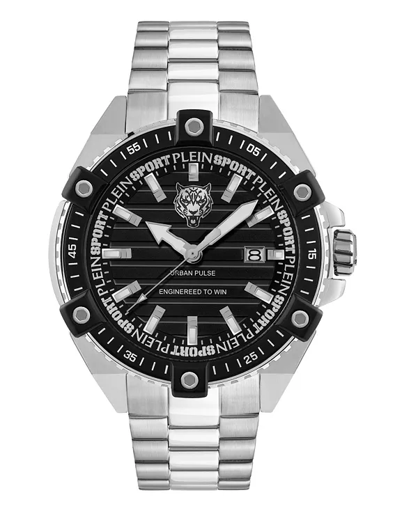 Мужские кварцевые часы Urban Pulse с тремя стрелками и датой, браслет из нержавеющей стали, 47 мм Plein Sport, silver
Мужские кварцевые часы Urban Pulse с тремя стрелками и датой, браслет из нержавеющей стали, 47 мм Plein Sport, silver