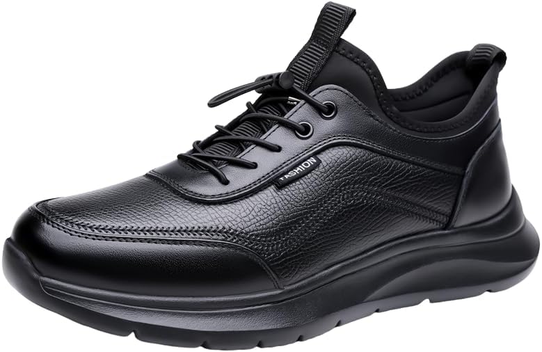 Мужские повседневные кроссовки из натуральной кожи, легкие, с мягкой подошвой, противоскользящие, для повседневной носки и прогулок Sfxlucart, черный
Мужские повседневные кроссовки из натуральной кожи, легкие, с мягкой подошвой, противоскользящие, для повседневной носки и прогулок Sfxlucart, черный