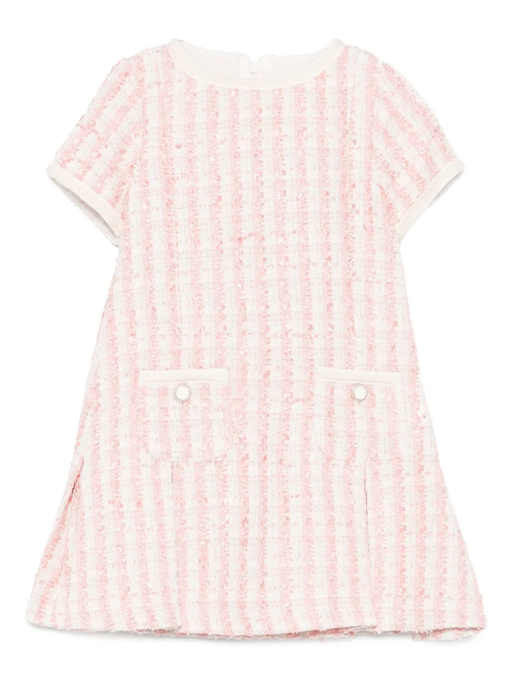 Твидовое платье в полоску Patachou, розовый
Твидовое платье в полоску Patachou, розовый