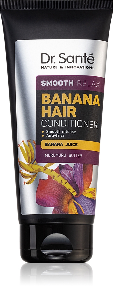 Банановый разглаживающий и питательный кондиционер для вьющихся волос Dr. Santé, 200 мл
Банановый разглаживающий и питательный кондиционер для вьющихся волос Dr. Santé, 200 мл