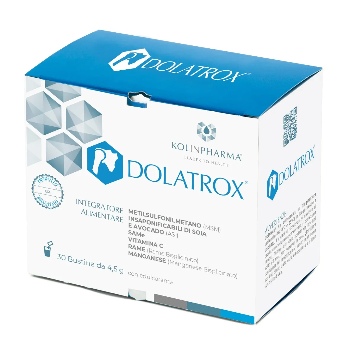 Dolatrox 30 пакетиков, добавка для суставов Kolinpharma
Dolatrox 30 пакетиков, добавка для суставов Kolinpharma