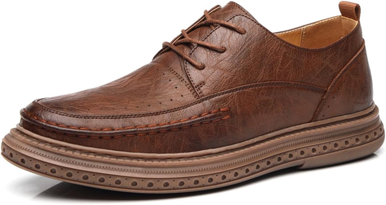 Мужские кожаные повседневные туфли Oxfords, удобные деловые туфли на шнуровке, слипоны, модные кроссовки, формальные офисные туфли, кроссовки Derby Purchawee, коричневый
Мужские кожаные повседневные туфли Oxfords, удобные деловые туфли на шнуровке, слипоны, модные кроссовки, формальные офисные туфли, кроссовки Derby Purchawee, коричневый