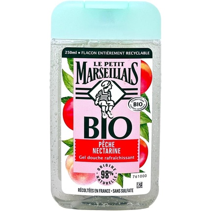 Органический освежающий гель для душа с нейтральным pH и ароматом персика и нектарина Le Petit Marseillais
Органический освежающий гель для душа с нейтральным pH и ароматом персика и нектарина Le Petit Marseillais