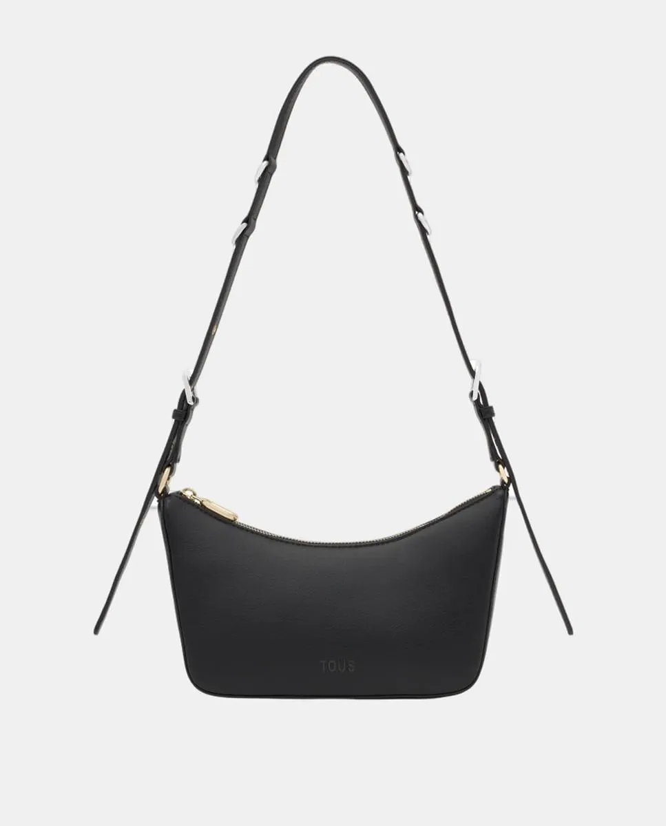 Сумка через плечо с застежкой-молнией и регулируемым длинным ремнем Tous, черный
Сумка через плечо с застежкой-молнией и регулируемым длинным ремнем Tous, черный