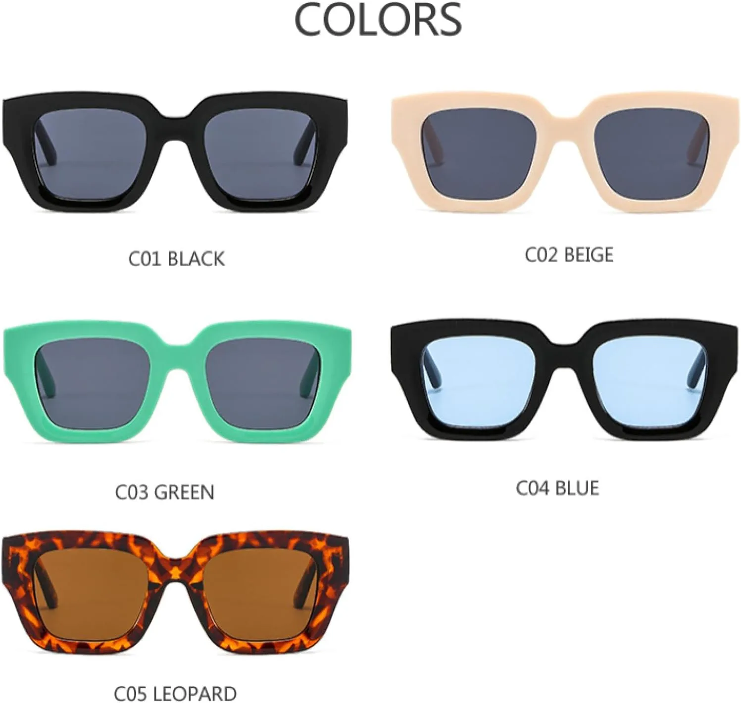 Солнцезащитные очки с защитой от УФ-излучения UV400 | Легкая оправа | Для женщин и мужчин | Для занятий спортом на открытом воздухе и вождения DSVIGF, 03
Солнцезащитные очки с защитой от УФ-излучения UV400 | Легкая оправа | Для женщин и мужчин | Для занятий спортом на открытом воздухе и вождения DSVIGF, 03