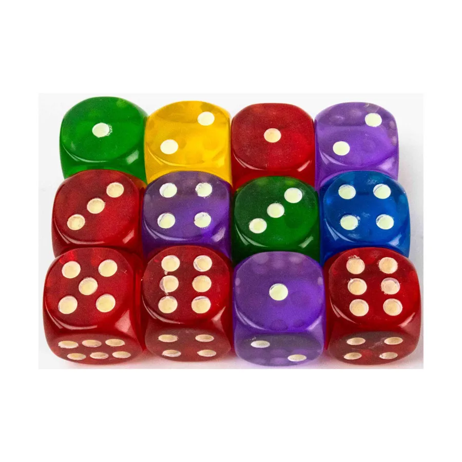 d6, 16 мм, светящиеся в темноте пятна в ассортименте (12), Dice - d6 Glow-in-the-Dark
d6, 16 мм, светящиеся в темноте пятна в ассортименте (12), Dice - d6 Glow-in-the-Dark