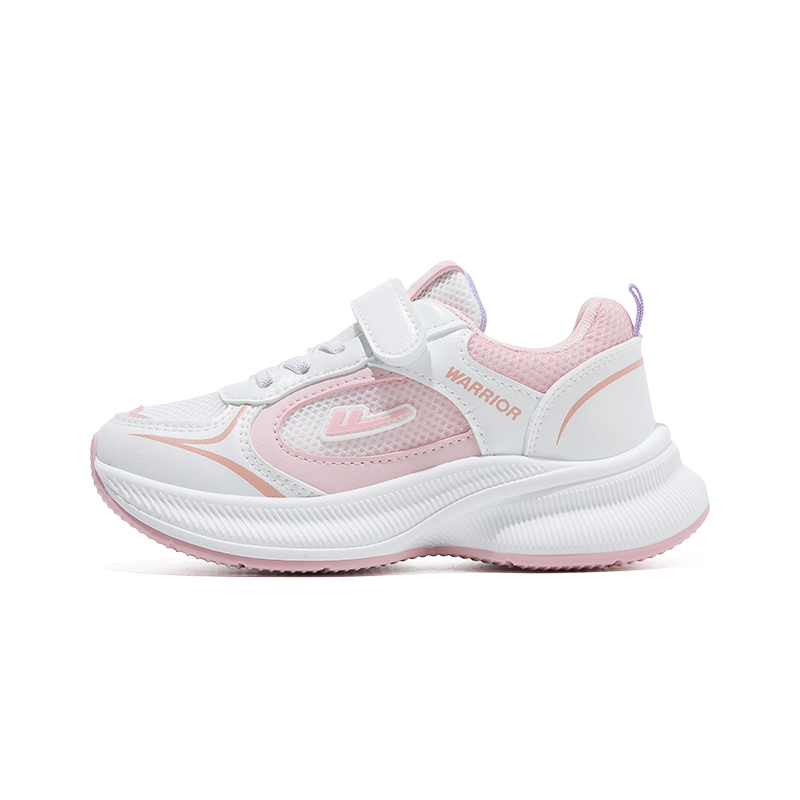 Дышащие детские повседневные кроссовки Kids' WARRIOR, белый/розовый
Дышащие детские повседневные кроссовки Kids' WARRIOR, белый/розовый