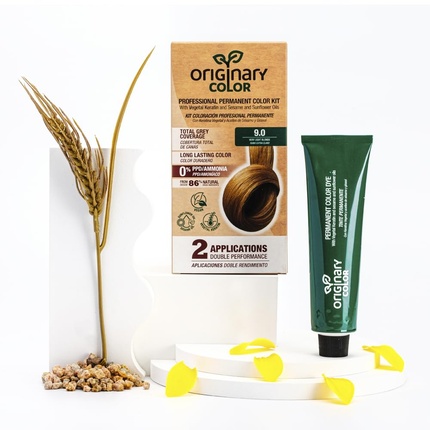 Профессиональный набор для перманентного окрашивания Color 9-0 Originary Color
Профессиональный набор для перманентного окрашивания Color 9-0 Originary Color