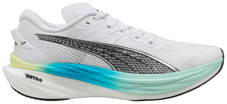 Кроссовки Puma Deviate Nitro 3 Wide 'White Speed Blue', белый
Кроссовки Puma Deviate Nitro 3 Wide 'White Speed Blue', белый