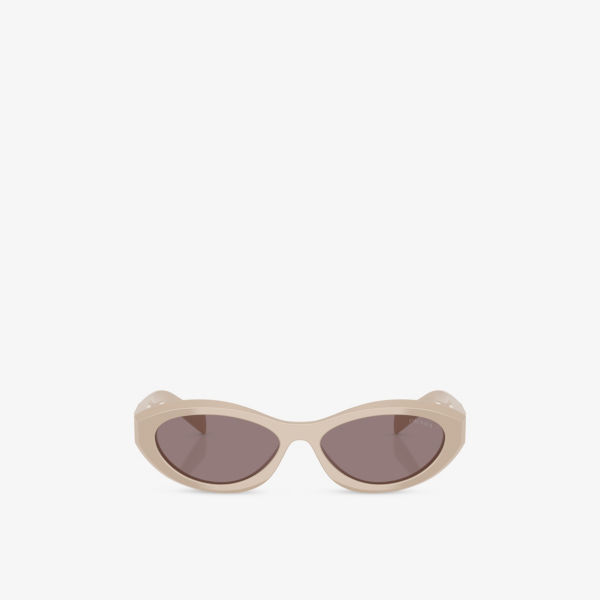 Солнцезащитные очки Prada с асимметричной оправой из ацетата, розовый
Солнцезащитные очки Prada с асимметричной оправой из ацетата, розовый