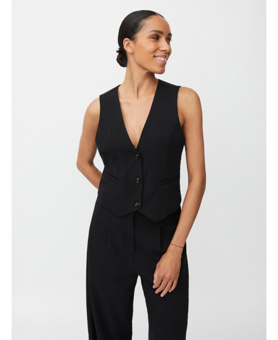 Женский жилет MaJordyn с V-образным вырезом Masai Copenhagen, Black
Женский жилет MaJordyn с V-образным вырезом Masai Copenhagen, Black