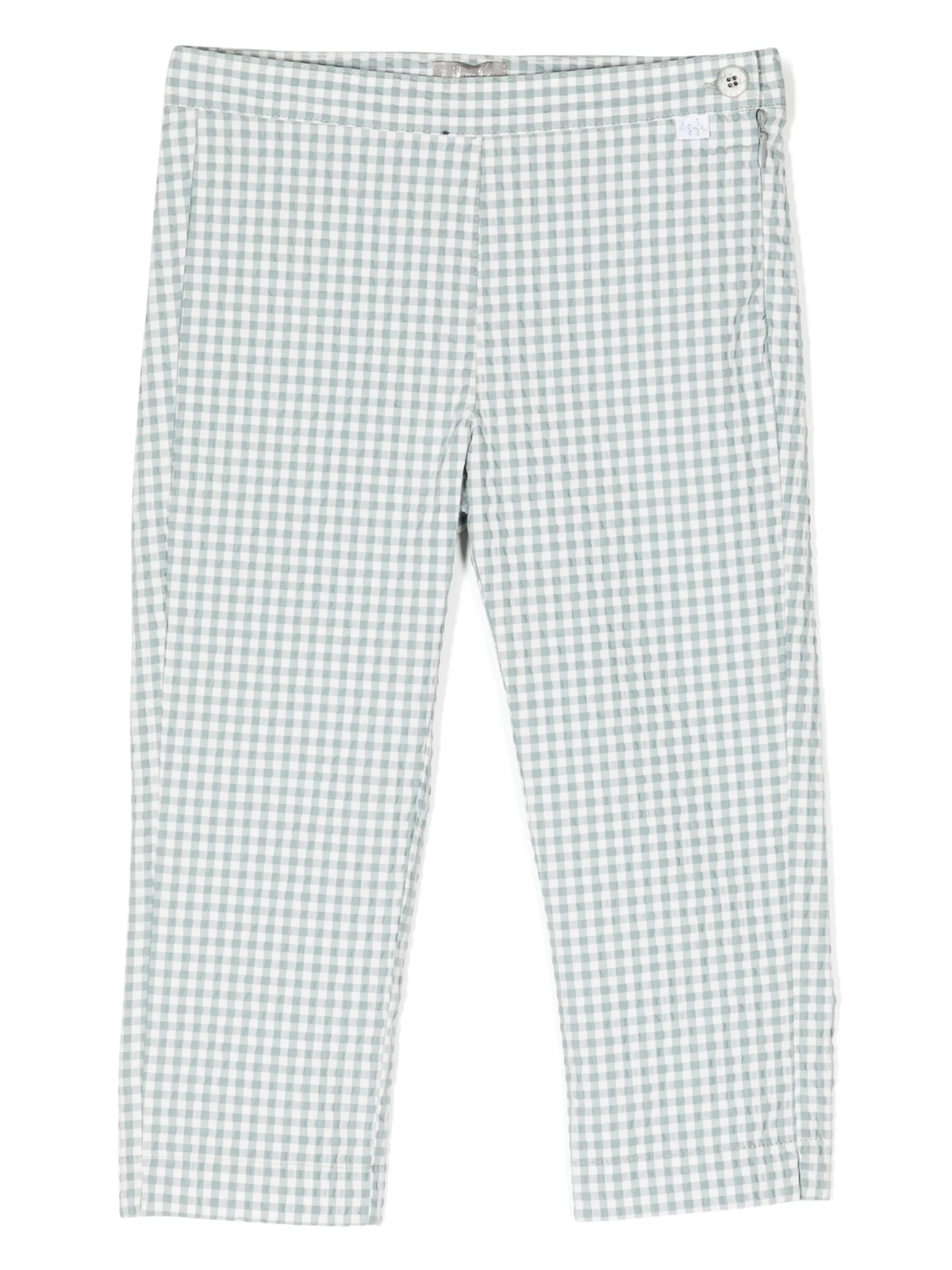 Брюки в клетку гингем Il Gufo, синий
Брюки в клетку гингем Il Gufo, синий