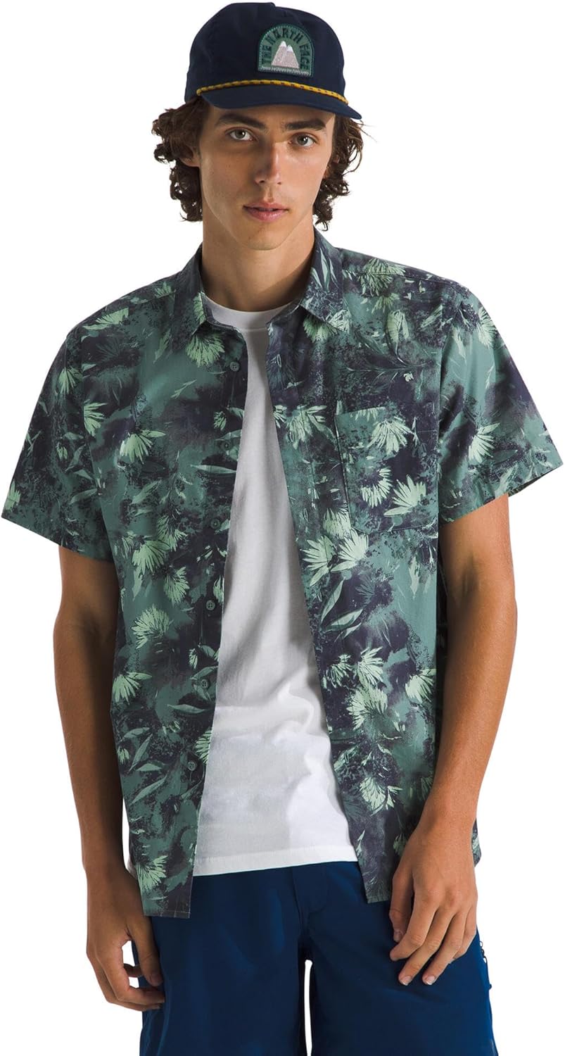 Мужская рубашка с коротким рукавом North Face с узором Baytrail The North Face, Duck Green Prairie Flowers Print
Мужская рубашка с коротким рукавом North Face с узором Baytrail The North Face, Duck Green Prairie Flowers Print