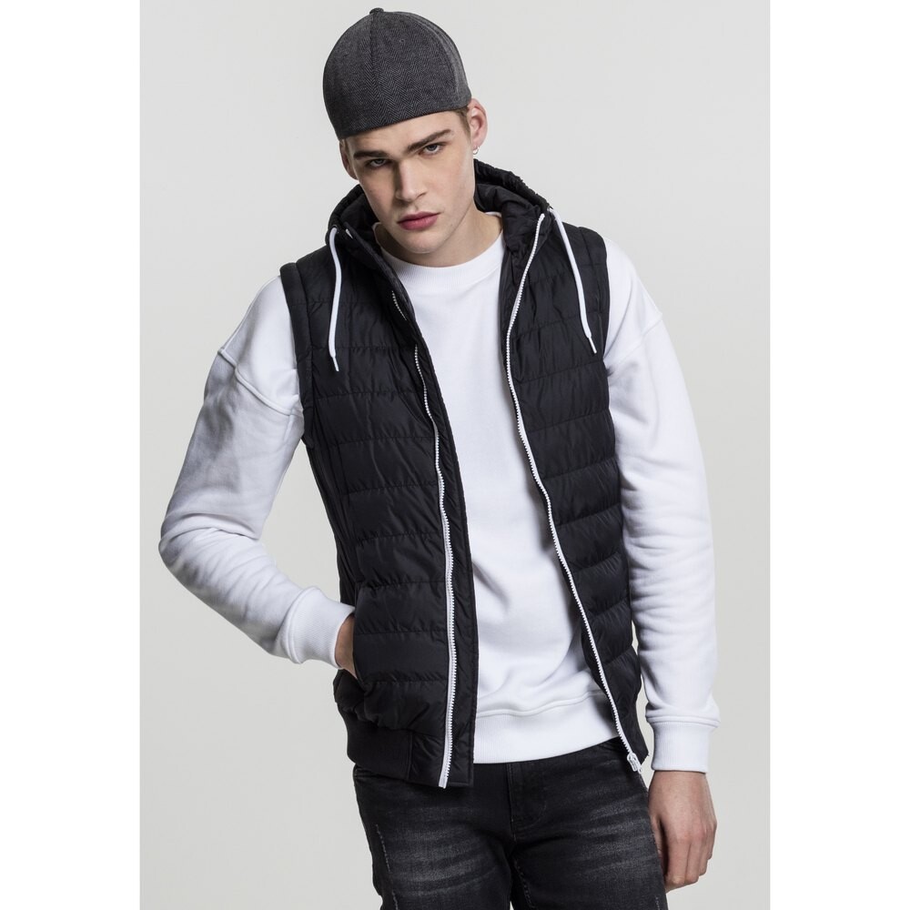 Жилет Urban Classics Bubble Hooded, черный
Жилет Urban Classics Bubble Hooded, черный