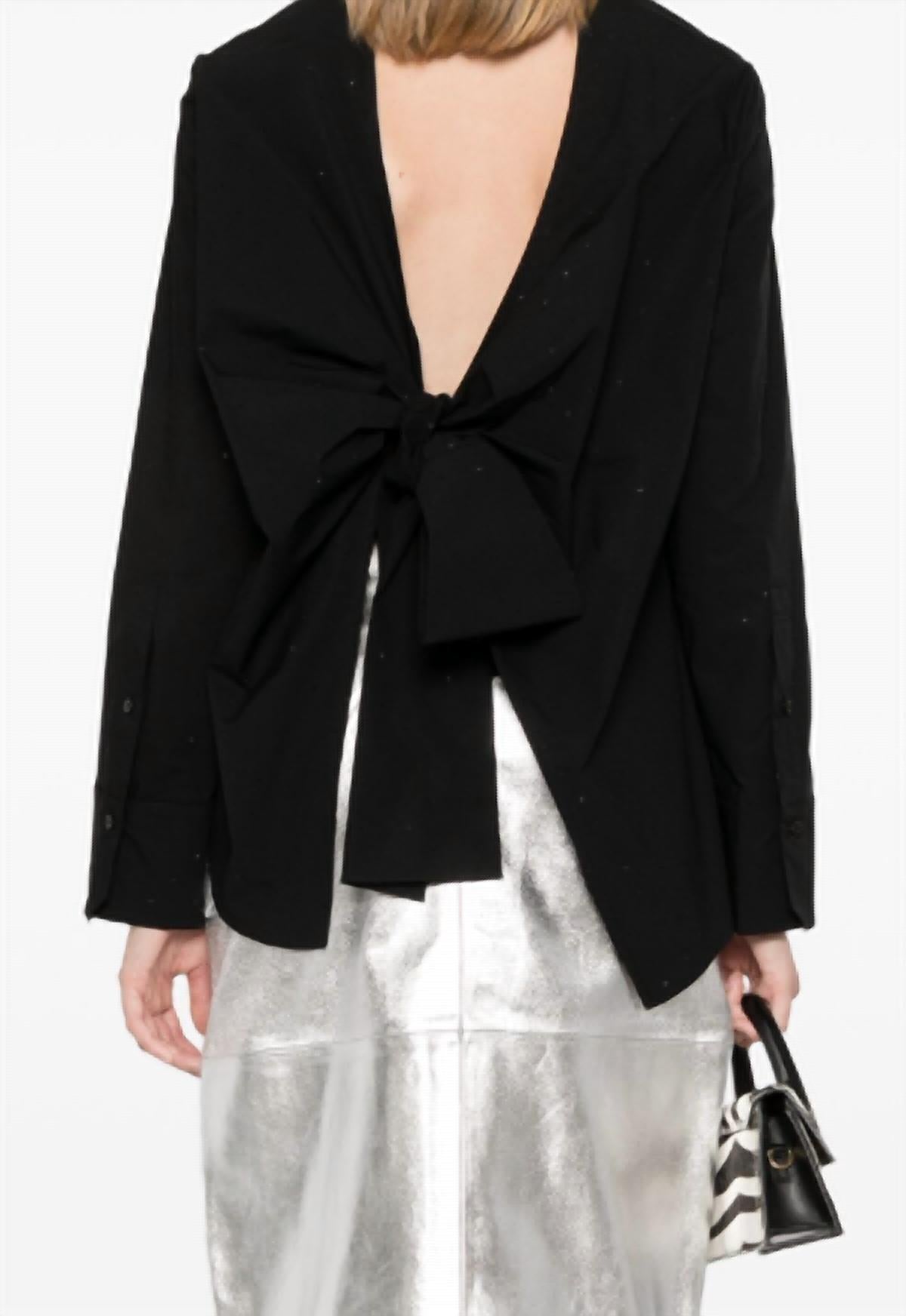 Блестящая блузка Power черного цвета DOROTHEE SCHUMACHER
Блестящая блузка Power черного цвета DOROTHEE SCHUMACHER