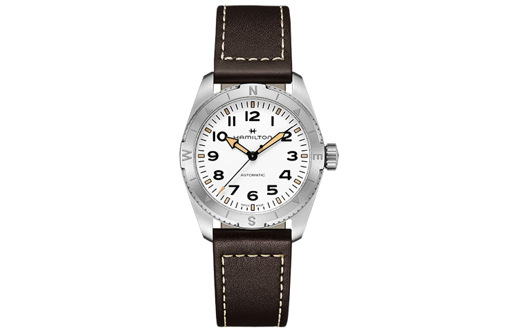Hamilton Часы Men's Watch, 41mm Brown Leather Strap White Dial
Hamilton Часы Men's Watch, 41mm Brown Leather Strap White Dial