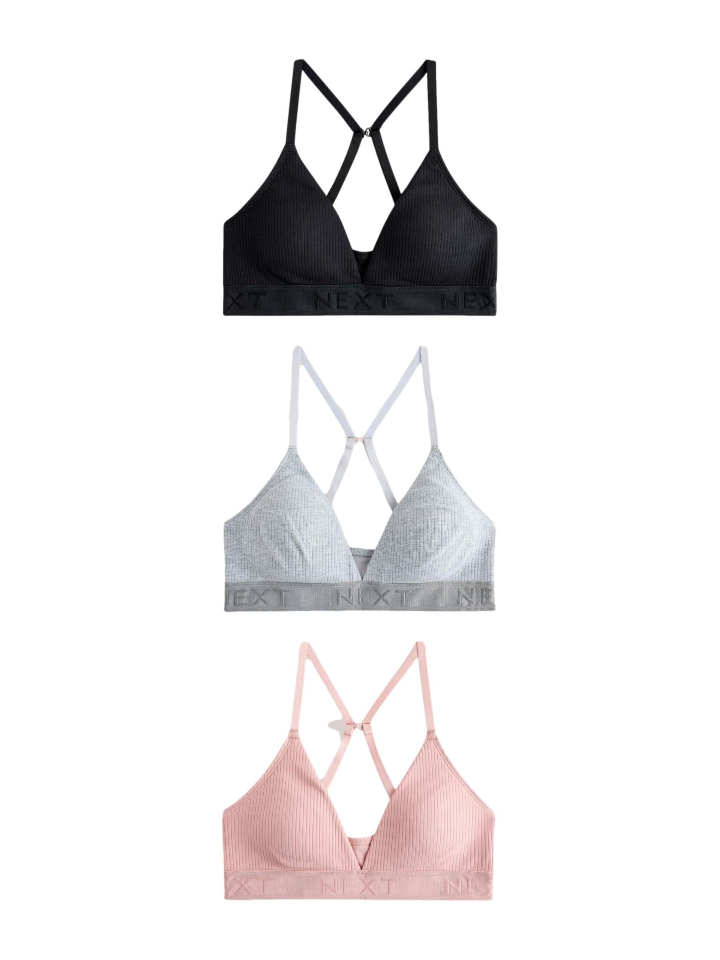 Next Бралетт бра в сером, розовом, черном
Next Бралетт бра в сером, розовом, черном