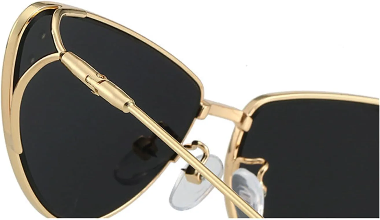 Женские солнцезащитные очки Helena Metal Sexy Cat Eye, роскошные дизайнерские треугольные солнцезащитные очки в маленькой оправе, черные, размер S65, Black
Женские солнцезащитные очки Helena Metal Sexy Cat Eye, роскошные дизайнерские треугольные солнцезащитные очки в маленькой оправе, черные, размер S65, Black