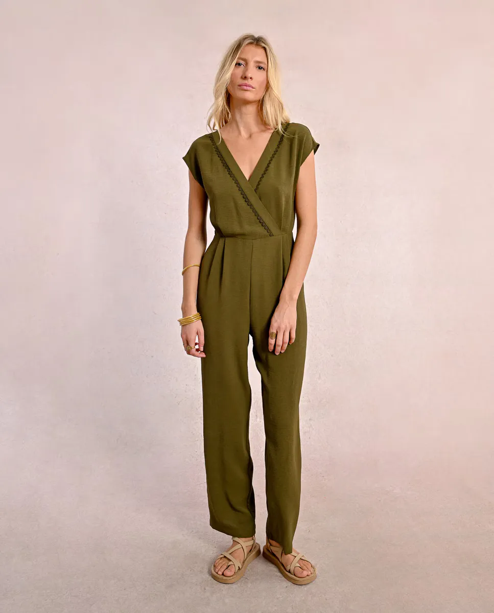 Женский длинный комбинезон с короткими рукавами и открытой спиной Molly Bracken, цвет Caqui
Женский длинный комбинезон с короткими рукавами и открытой спиной Molly Bracken, цвет Caqui