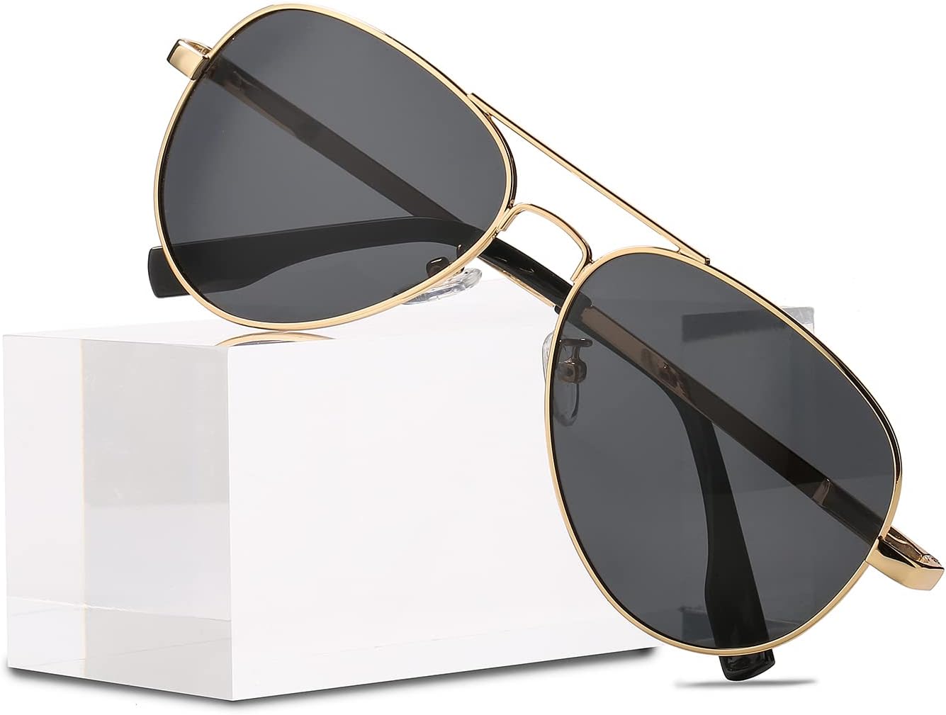 Классические солнцезащитные очки-авиаторы для женщин и мужчин, поляризованные, модные, с зеркальными линзами, в форме пилотских очков, с защитой от УФ-излучения (золотая оправа/черные линзы) Canoazo, 12-gold Frame/Black Lens
Классические солнцезащитные очки-авиаторы для женщин и мужчин, поляризованные, модные, с зеркальными линзами, в форме пилотских очков, с защитой от УФ-излучения (золотая оправа/черные линзы) Canoazo, 12-gold Frame/Black Lens