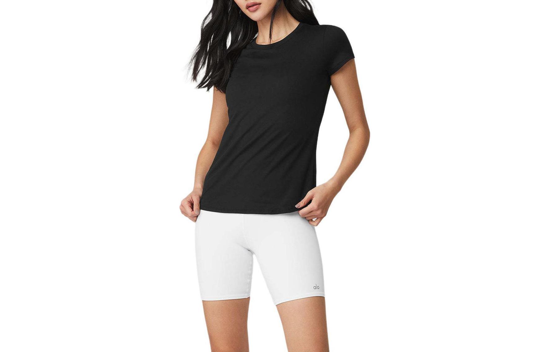 Футболка женская Alo Yoga, черный/черный
Футболка женская Alo Yoga, черный/черный