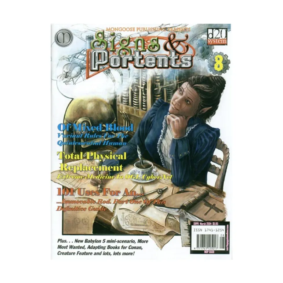 Журнал #8 "CyberNet, Conan, Babylon 5", Signs & Portents Magazine (d20)
Журнал #8 "CyberNet, Conan, Babylon 5", Signs & Portents Magazine (d20)