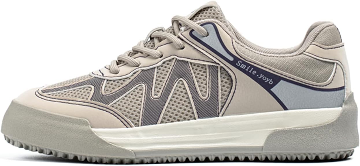 Мужские модные дышащие сетчатые кроссовки на шнуровке, платформе, массивные, повседневные низкие, с круглым носком, нескользящие, для ежедневных прогулок, стильные кроссовки для скейтбординга и активного отдыха на природе Houdbdol, серый
Мужские модные дышащие сетчатые кроссовки на шнуровке, платформе, массивные, повседневные низкие, с круглым носком, нескользящие, для ежедневных прогулок, стильные кроссовки для скейтбординга и активного отдыха на природе Houdbdol, серый