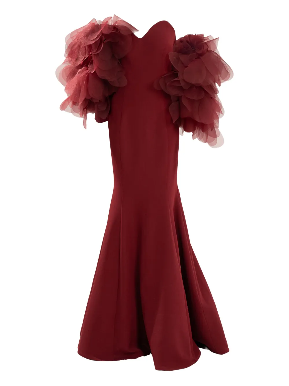 Макси-платье с оборками и открытыми плечами Ana Radu, красный
Макси-платье с оборками и открытыми плечами Ana Radu, красный