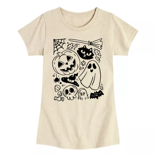 Футболка с рисунком в стиле doodle для девочек 7-16 лет на Хэллоуин Licensed Character, бежевый
Футболка с рисунком в стиле doodle для девочек 7-16 лет на Хэллоуин Licensed Character, бежевый