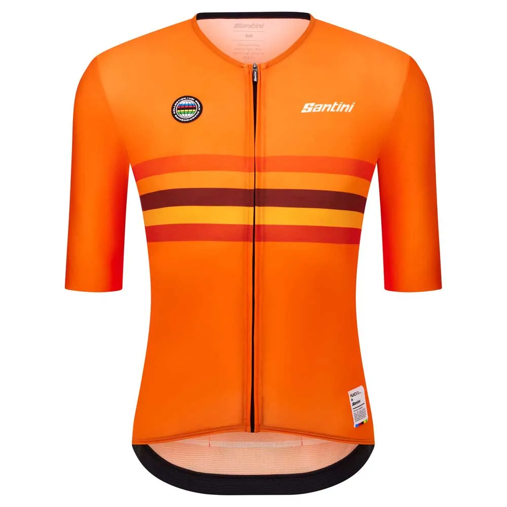 Джерси Santini UCI World Champion Netherlands 2025 short sleeve, оранжевый
Джерси Santini UCI World Champion Netherlands 2025 short sleeve, оранжевый