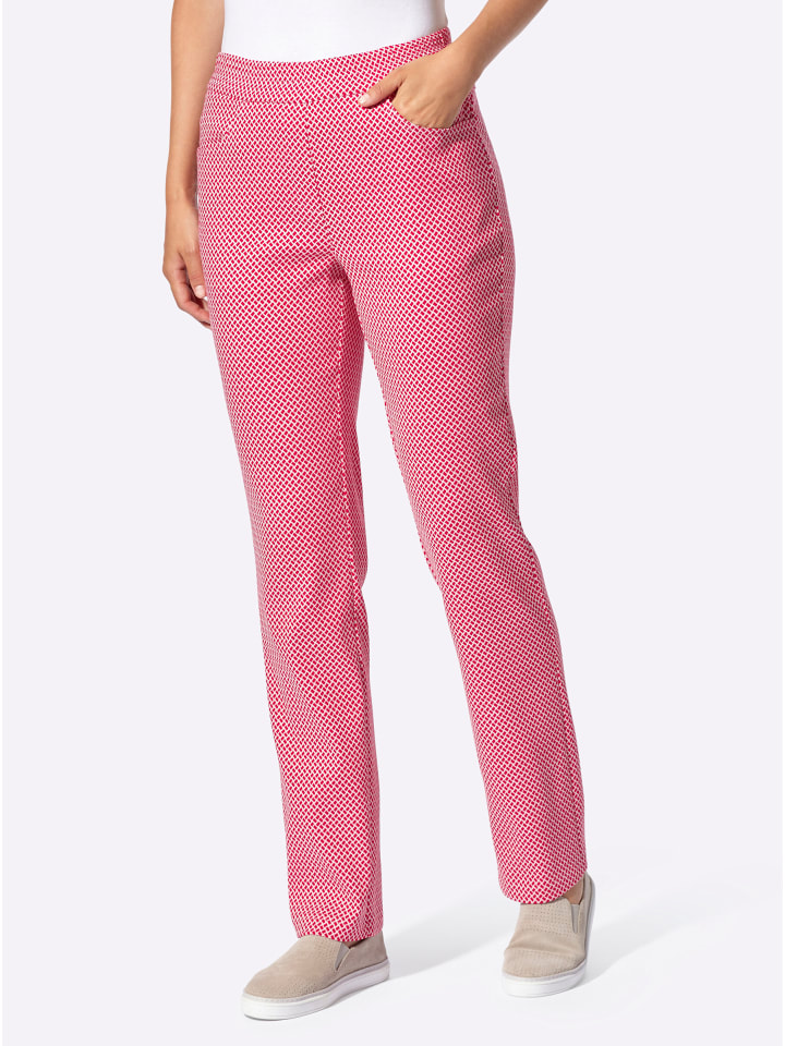 WITT WEIDEN Эластичные брюки с узором красного и кремового цвета
WITT WEIDEN Эластичные брюки с узором красного и кремового цвета