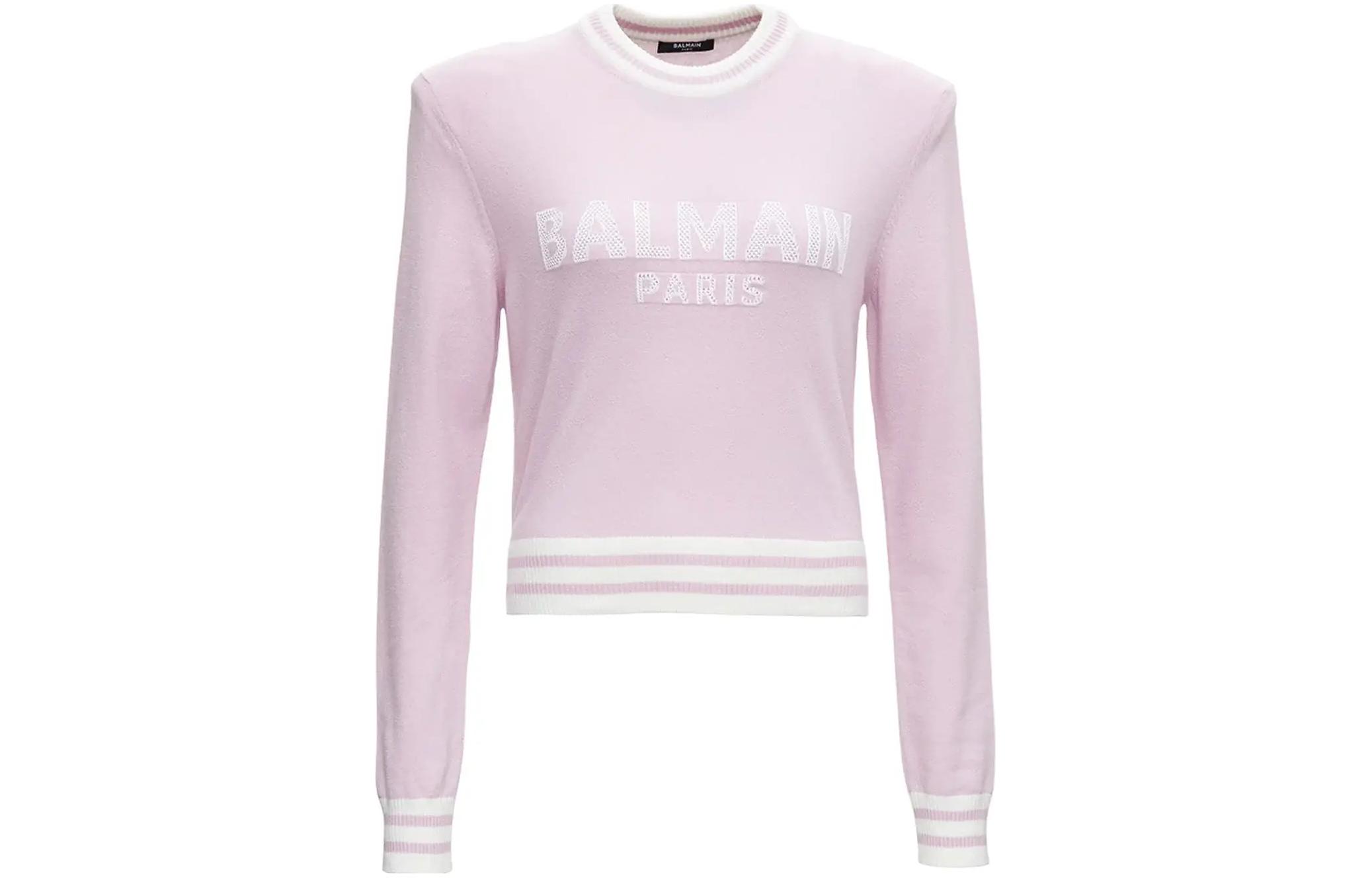 Свитер женский розовый BALMAIN
Свитер женский розовый BALMAIN