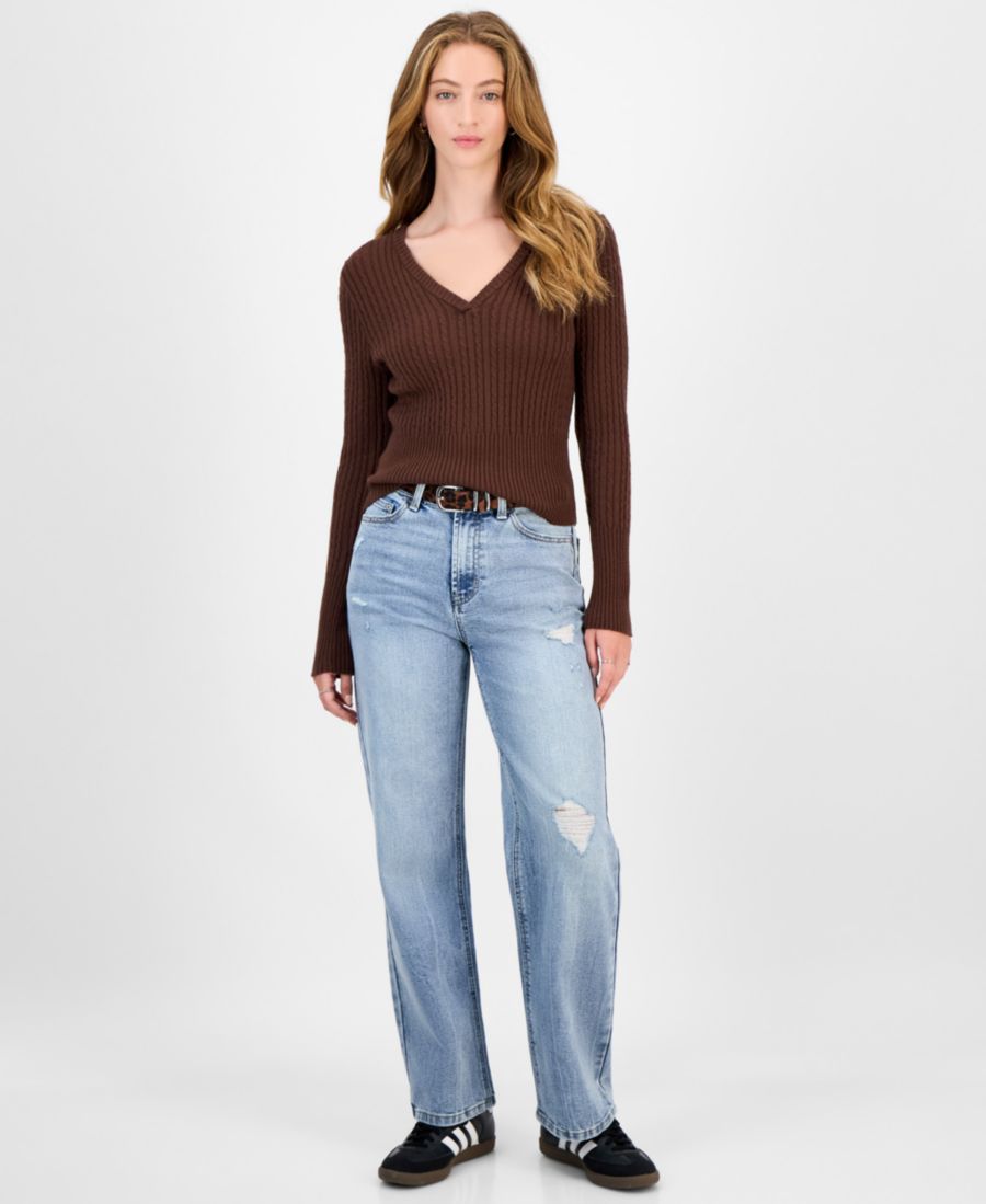 Джинсы-трансформеры с поясом, зауженным кроем и широкими штанинами для подростков Tinseltown, Naomi Wash
Джинсы-трансформеры с поясом, зауженным кроем и широкими штанинами для подростков Tinseltown, Naomi Wash