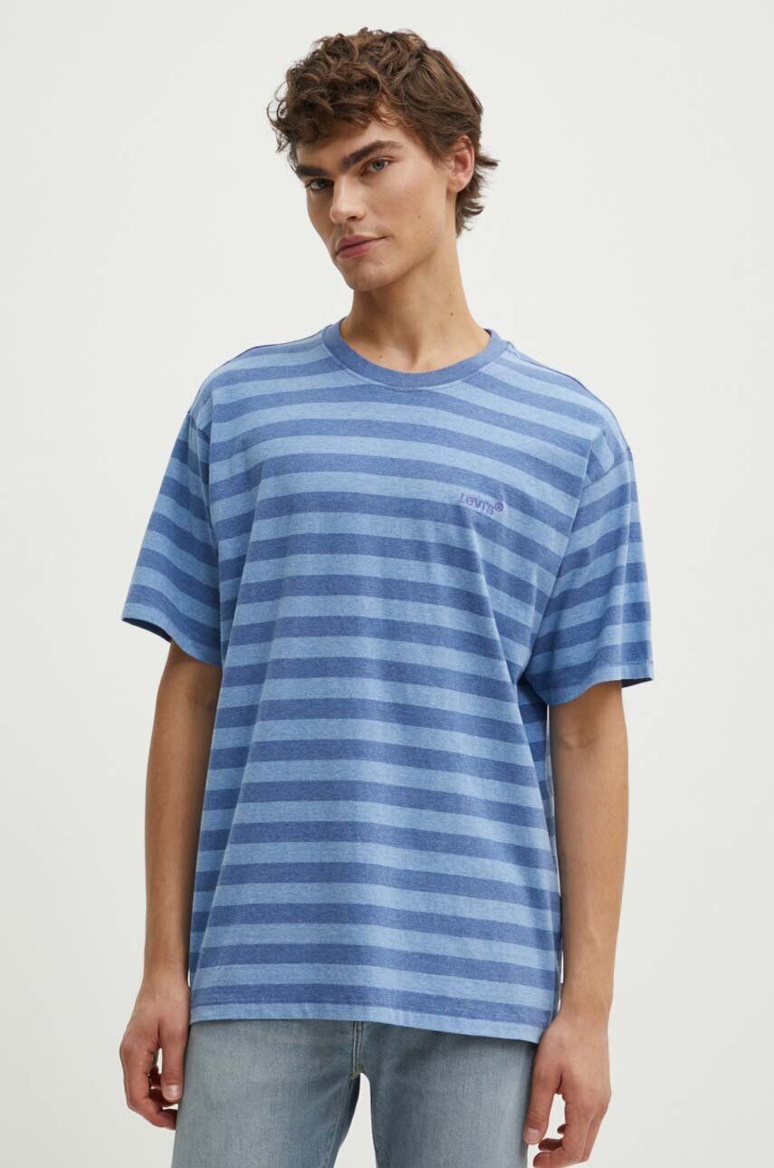 Хлопковая футболка Levi's, синий
Хлопковая футболка Levi's, синий